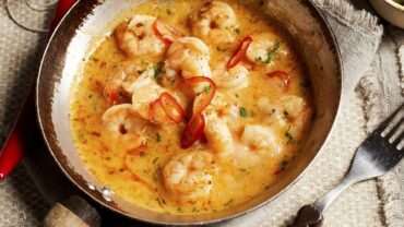 gambas sautees a la plancha