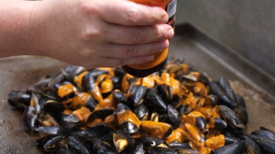 serranade de moules a la plancha par gilles martin de capglisse anglet 1