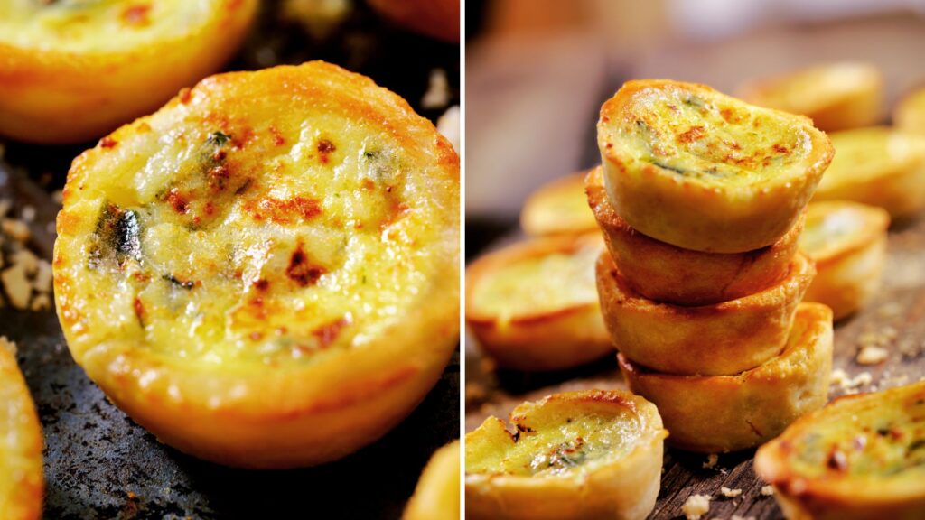 tarte au gorgonzola et jambon de bayonne