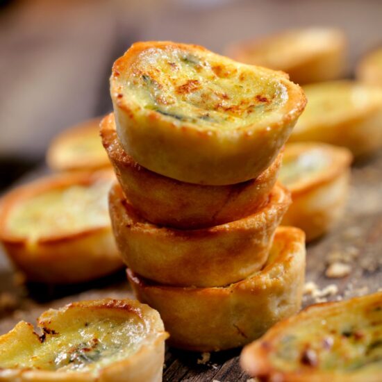 tartelette jambon gorgonzola
