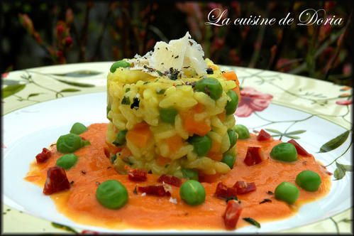 Risotto avec ses petits légumes