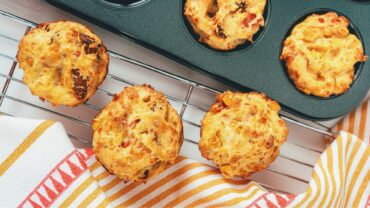 muffins au chorizo et gelee de piment petricorena