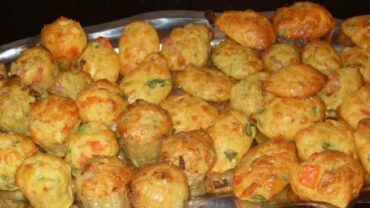 muffins poivrons feta et oignons lardons par leatitia reich