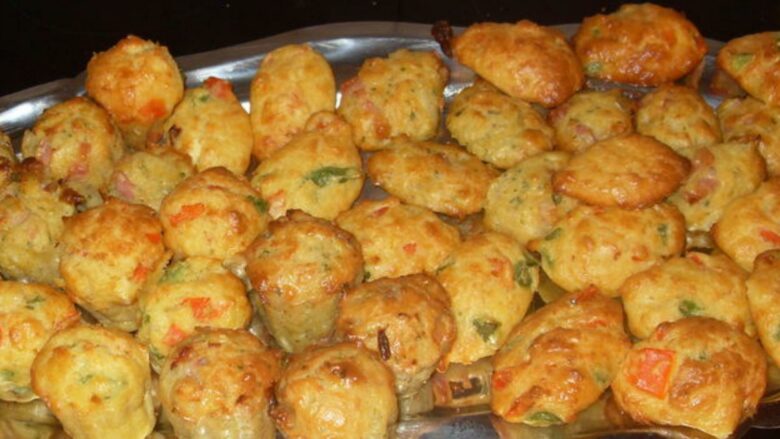 muffins poivrons feta et oignons lardons par leatitia reich