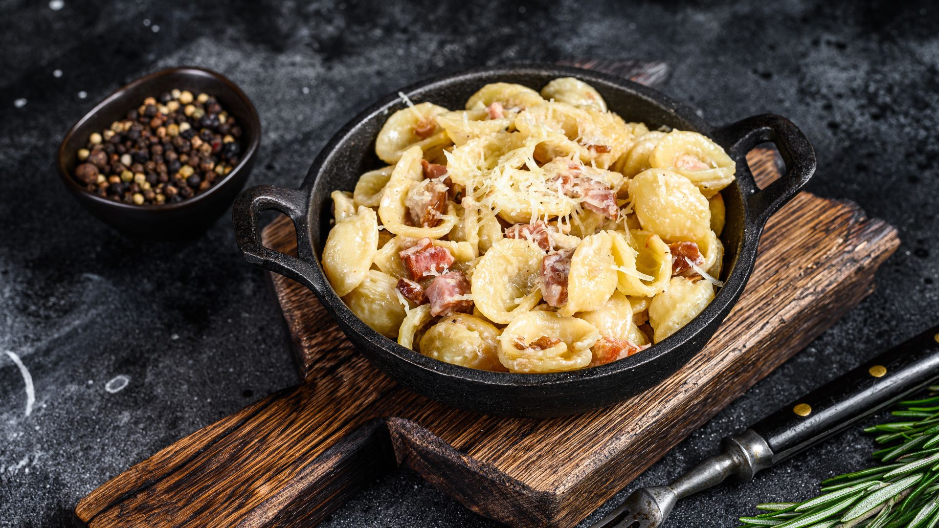 Orecchiette au jambon de Bayonne