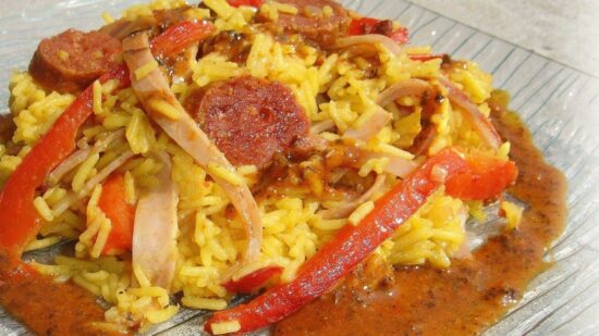 basmati au lomo laurent petricorena et sauce basque sakari