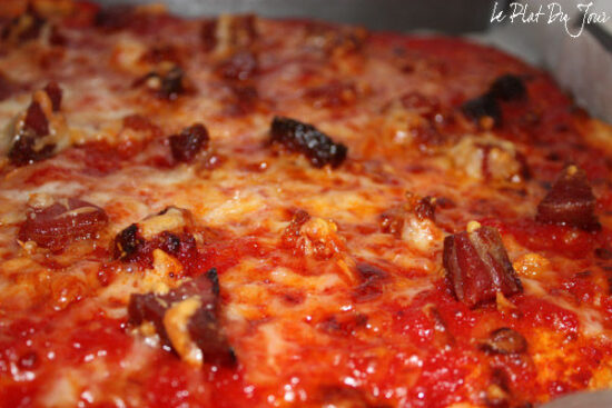 pizza sucrée salée