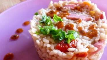 risotto aux saveurs du sud tomates sechees jambon de bayonne laurent petricorena et sauce basque sakari