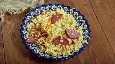 riz safrane au chorizo pamplona de laurent petricorena