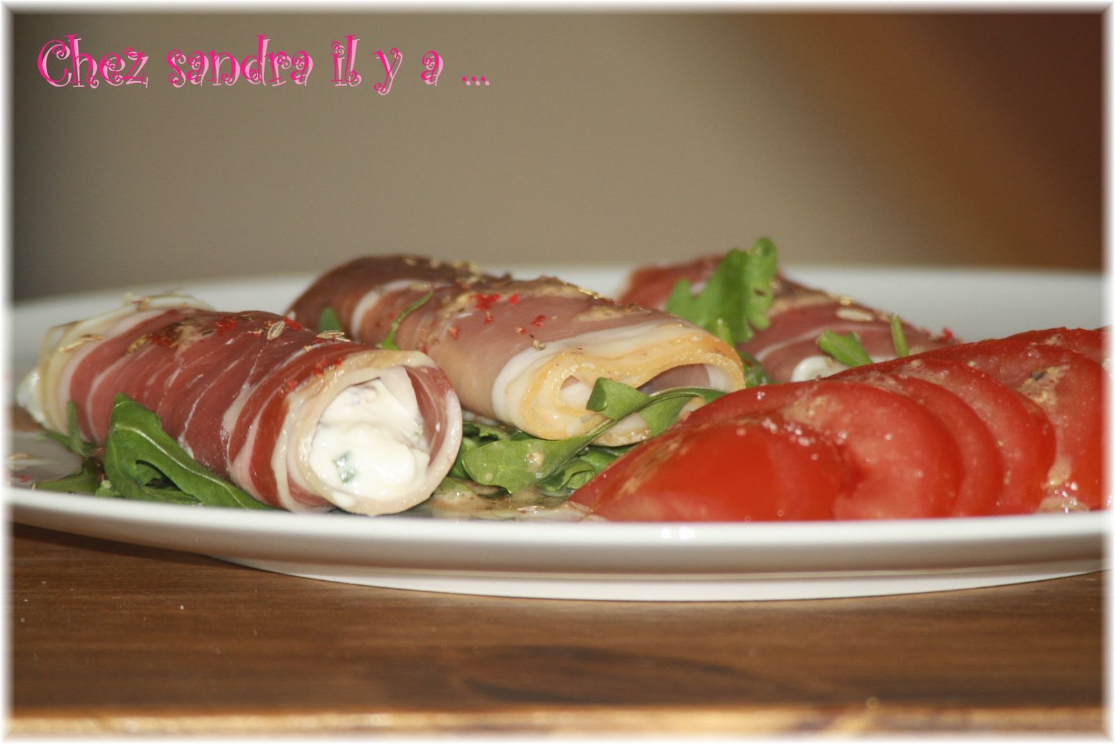 rouleau de jambon de bayonne