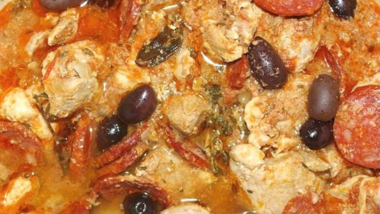 saute de porc au chorizo pamplona laurent petricorena