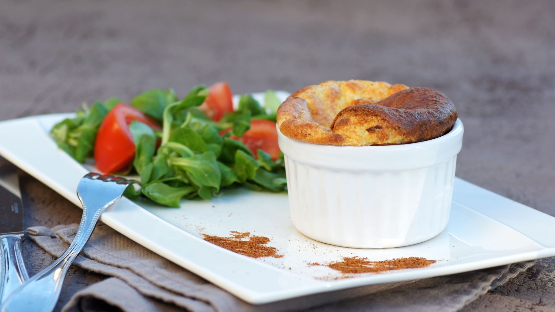 soufflé aux tomates séchées