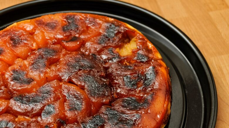 tatin au boudin de laurent petricorena aux pommes