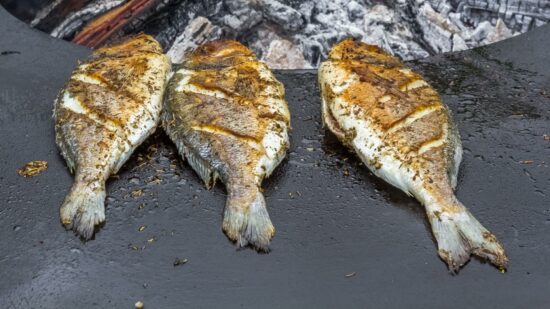 pageot a lespagnole a la plancha
