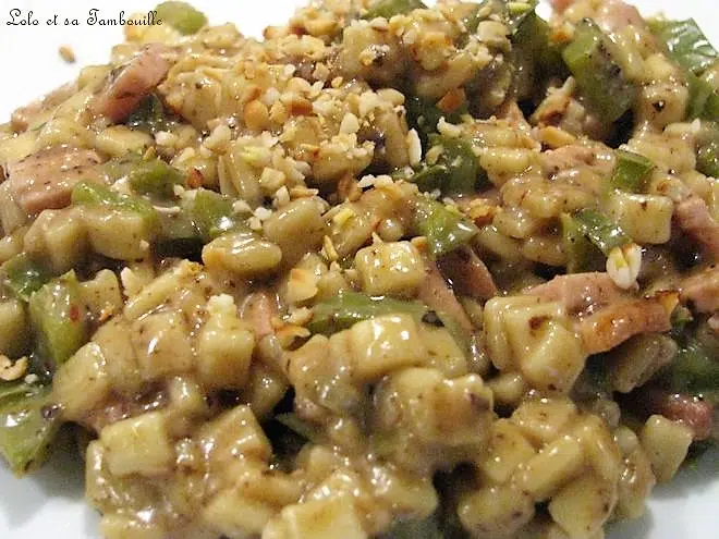 Crozetto au chèvre et olivade noire