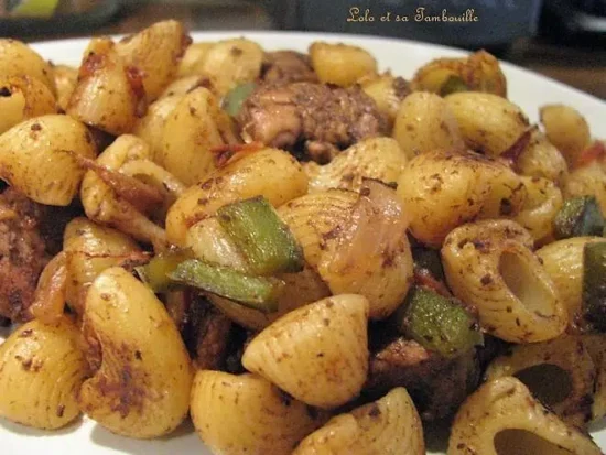 Sauté de dinde à lolivade noire au piment despelette 5