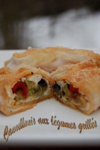 cannellonis aux legumes grilles