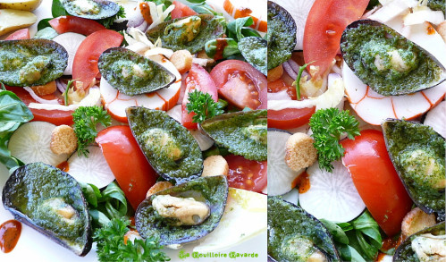 salade de mache au surimi et moules gratineesJPG.2