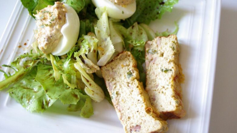 pain de thon et olivade verte au piment despelette