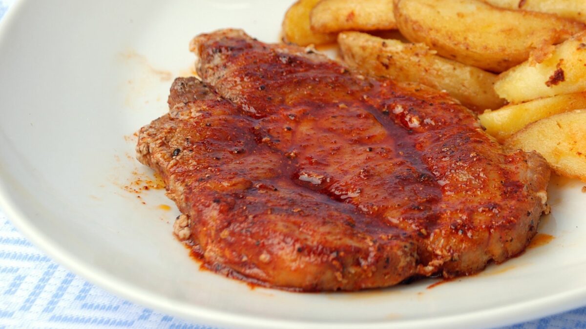 roti porc pimente