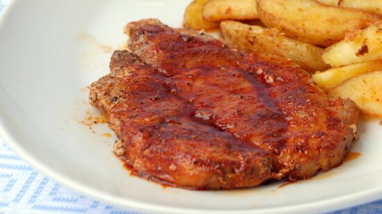 roti porc pimente