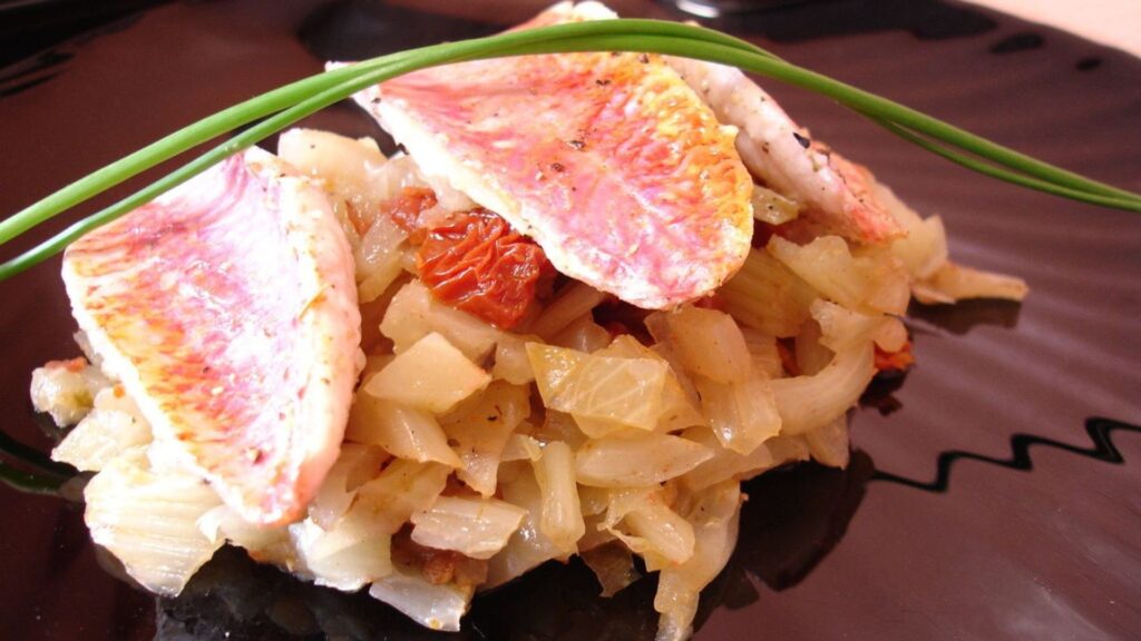 rouget sur lit de fenouil