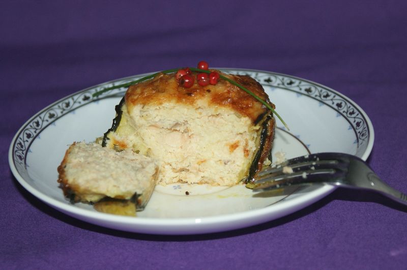 roulée cougette saumon