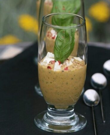 verrines courgettes saumon