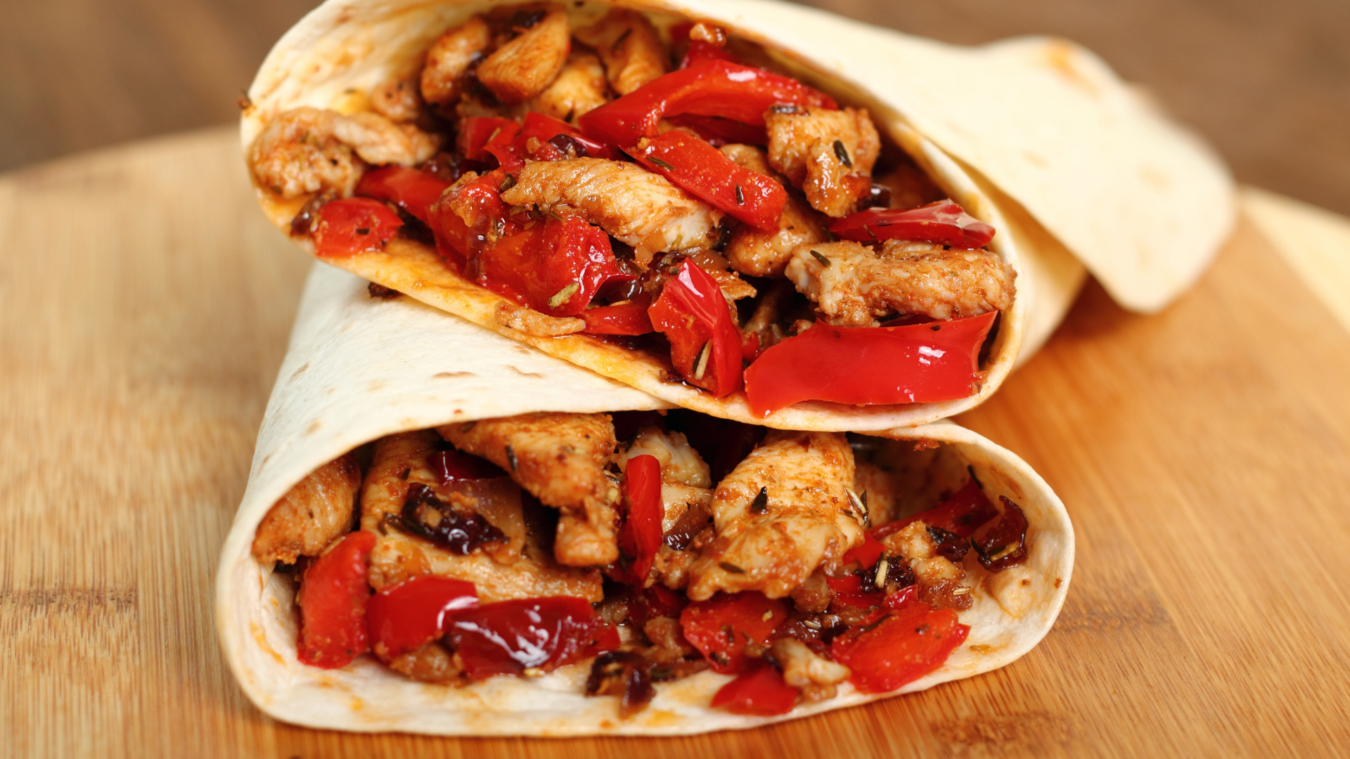 fajitas de poulet a la sauce basque
