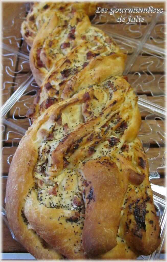 tresse brioché jambon moutarde