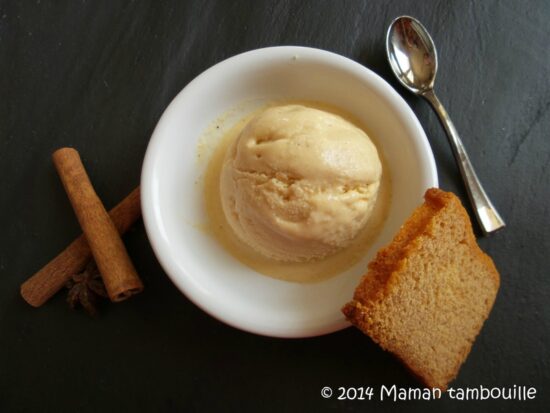 glace au pain d'épice