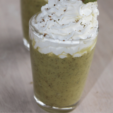 verrine lentille chantilly de foie gras