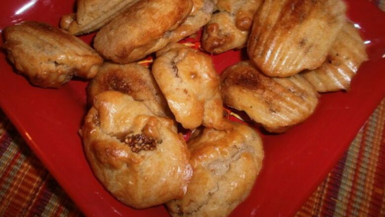 madeleines aux figues coeur de foie gras