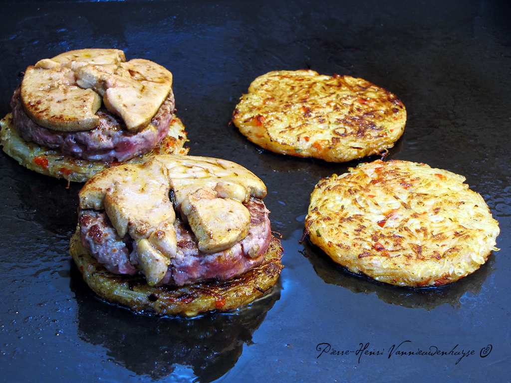 preparation burger au foie gras a la plancha 7