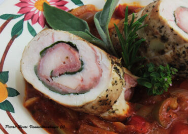 Filet de poulet à la plancha comme dans un songe basque