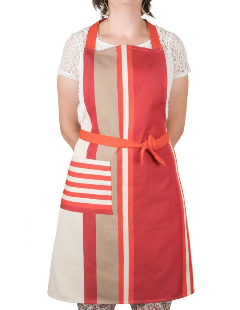 tablier de cuisine linge basque lartigue 1910 ascain