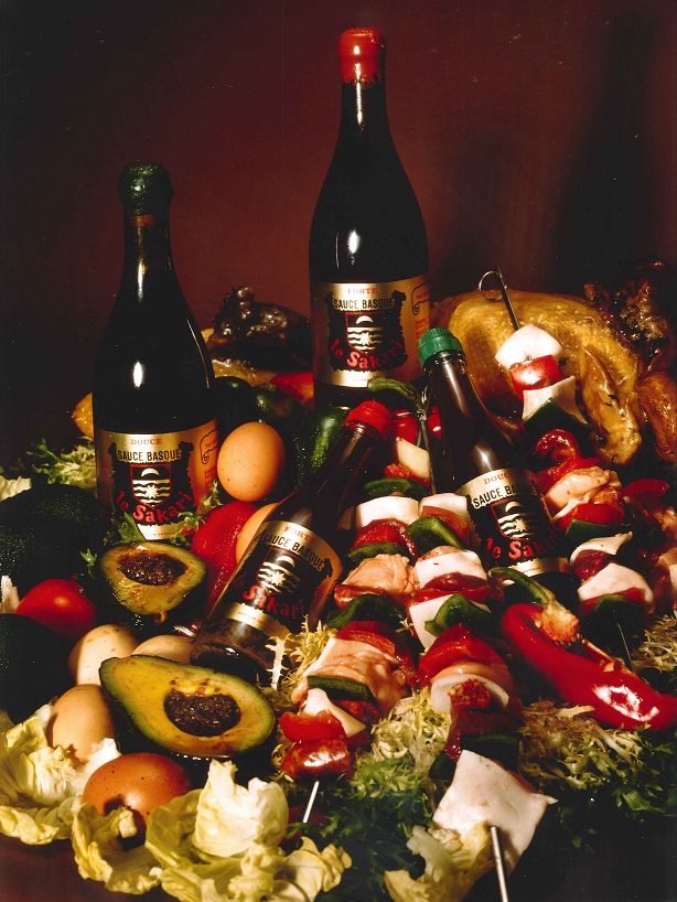 ancienne bouteille sauce sakari