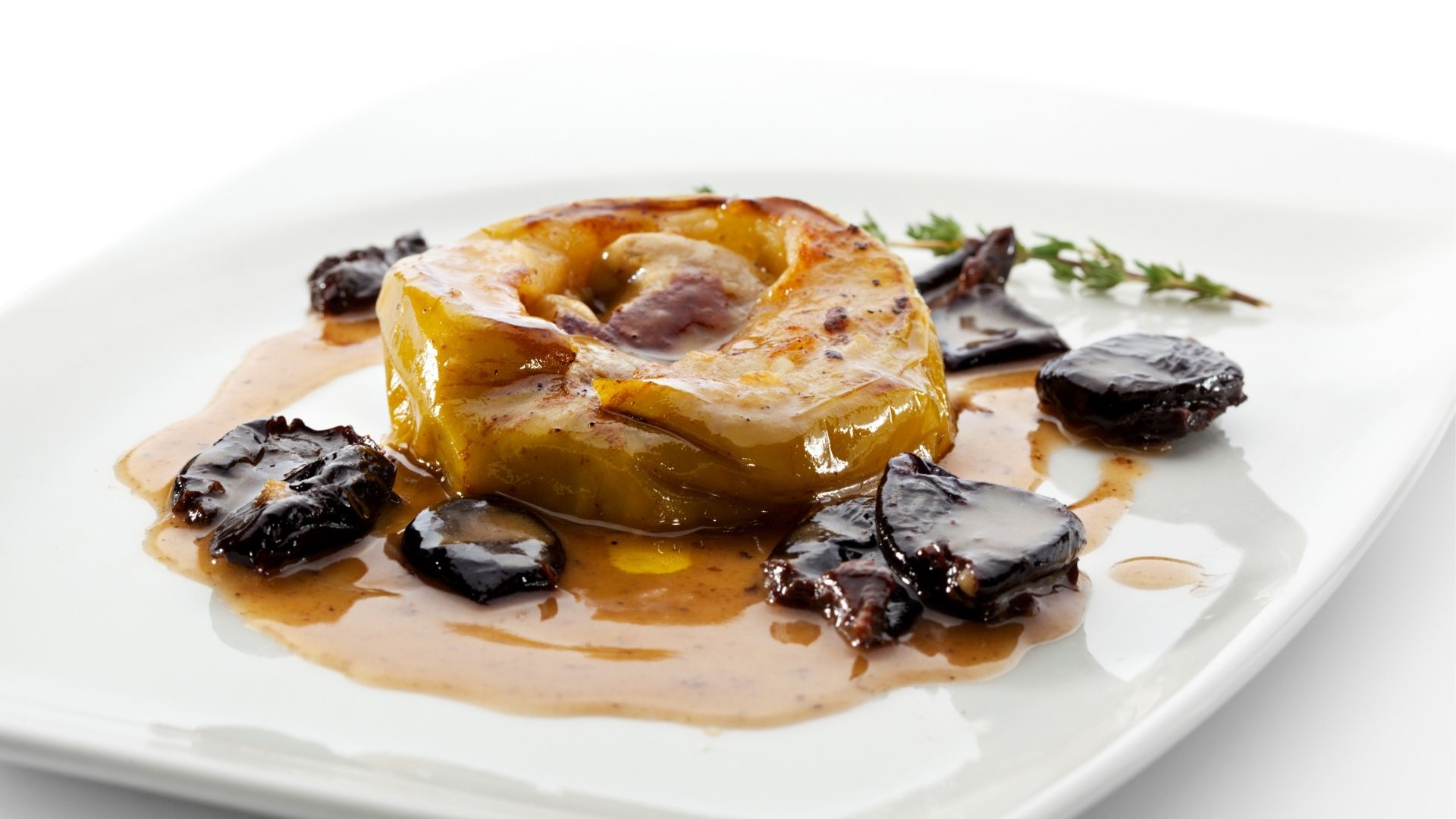 tatin de magret seche au foie gras
