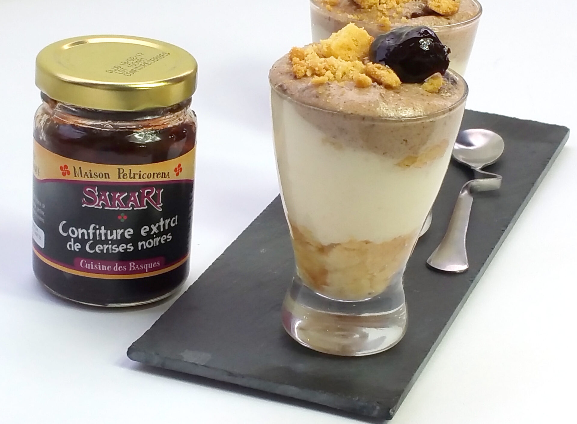 tiramisu cerises noires