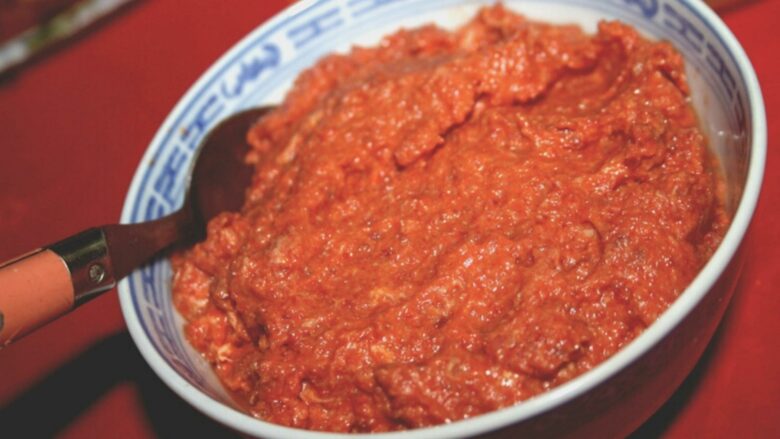 tartinade de chorizo au chevre