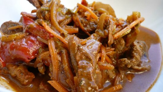 wok de boeuf a la sauce sakari