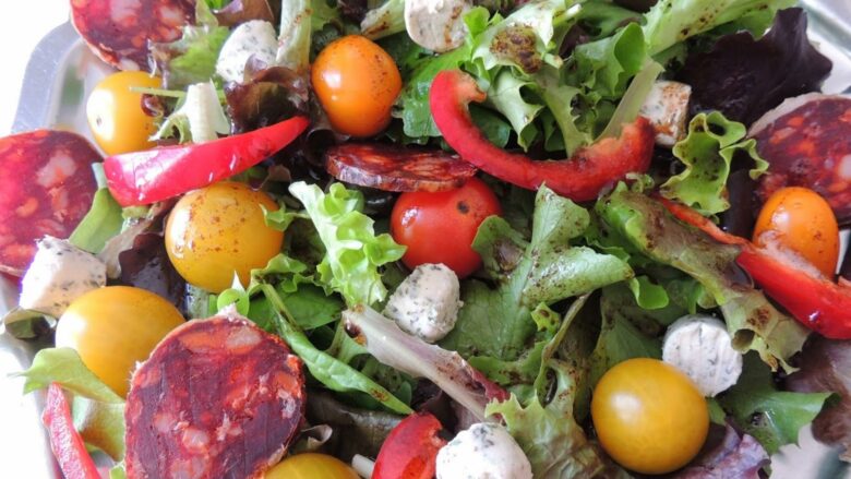 idee salade chorizo boursin