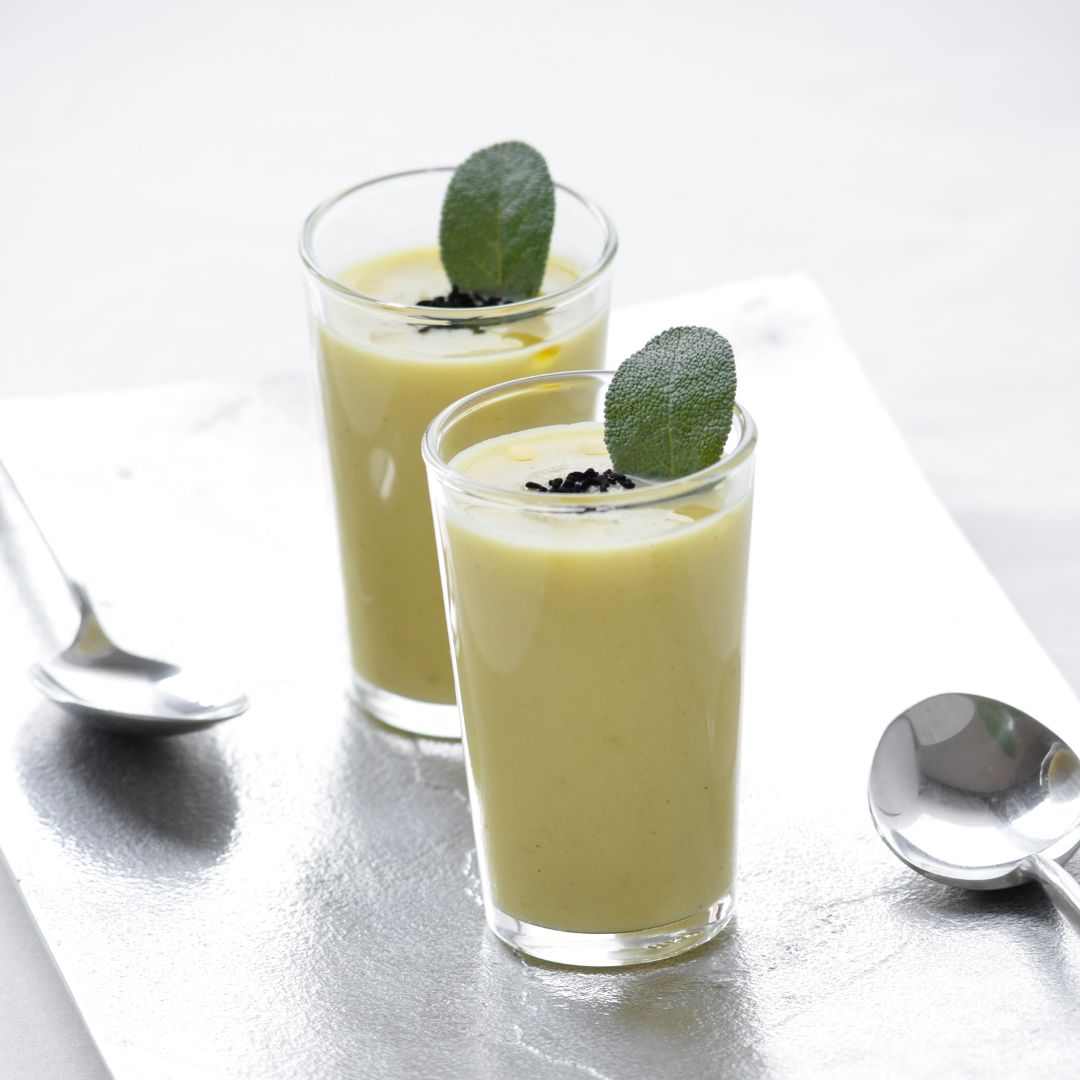 soupe courgette verrine