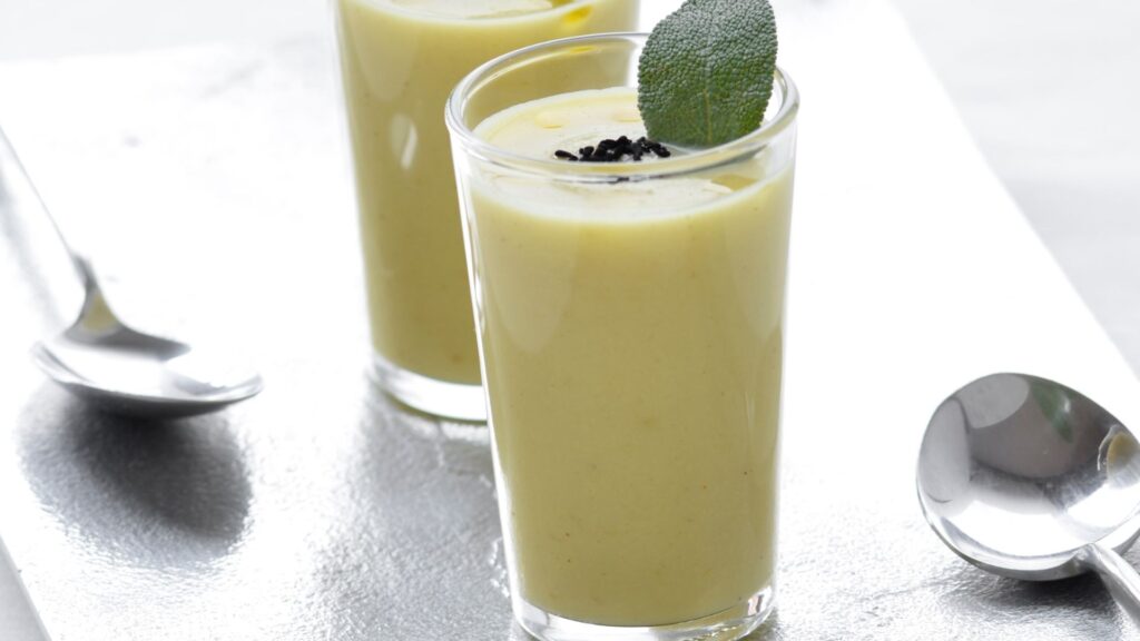 velouté courgette frais