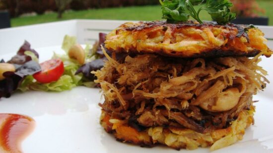 confit de porc aux saveurs asiatiques rostis