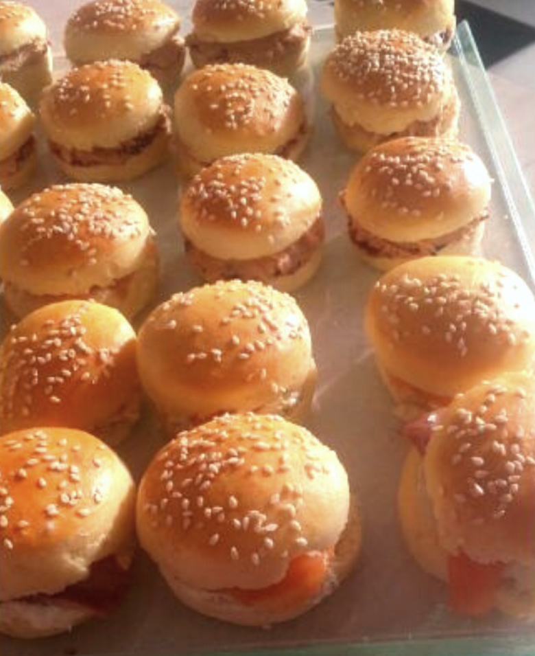 mini burger foie gras