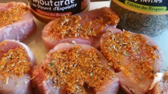 filet mignon de porc manex en mode basque
