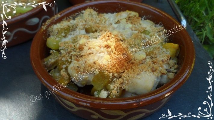 cassolette courgette poulet