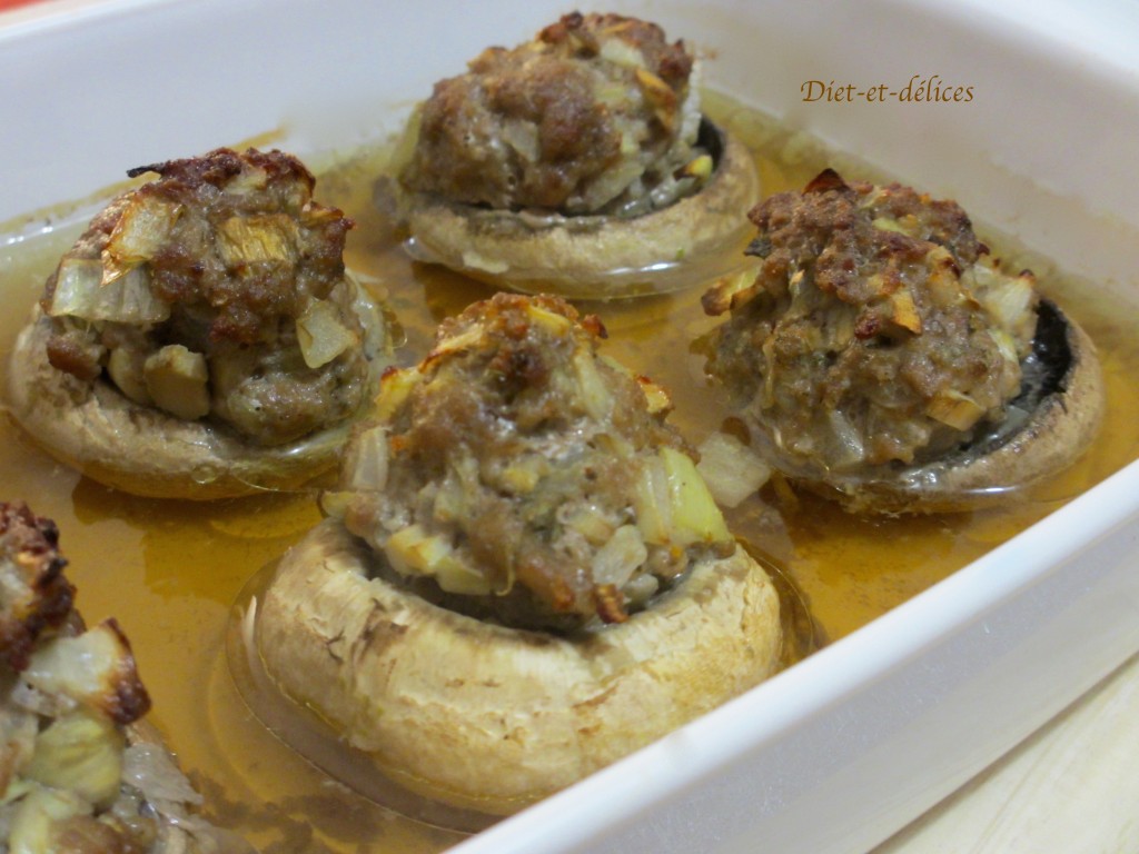 champignon farci