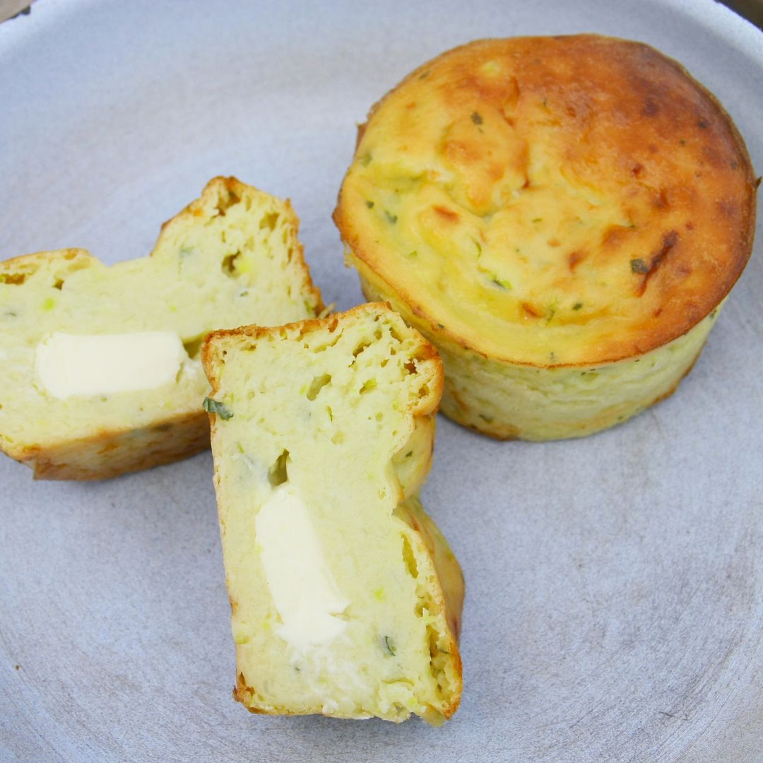 flan courgette coeur fromage